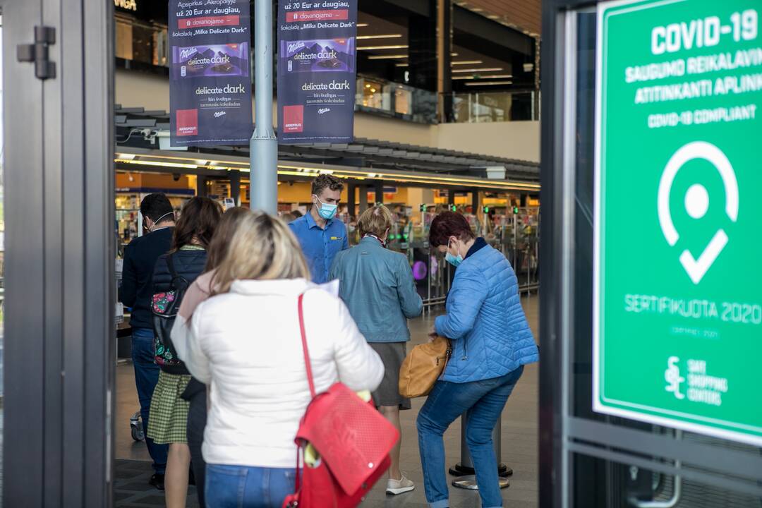 Kauno prekybos centruose tikrinami galimybių pasai