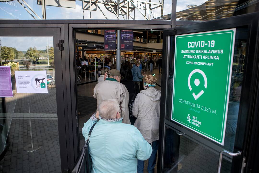 Kauno prekybos centruose tikrinami galimybių pasai