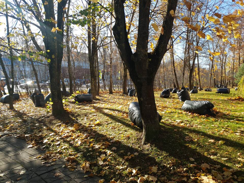 Kauniečiai ne vietoje palieka šiukšles ir juodų maišų kalnus