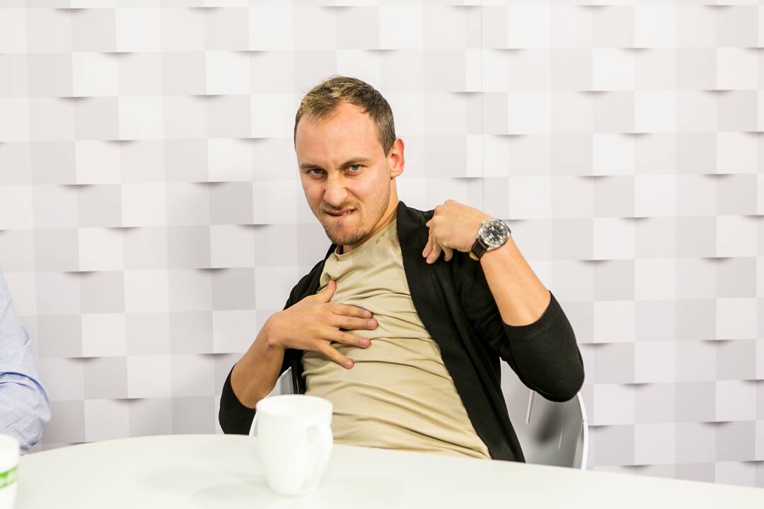 Jonas Miklovas (iš kairės) ir Karolis Tiškevičius