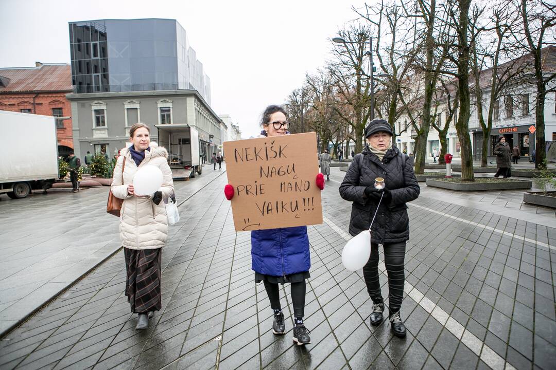 Kaune tėvai ir vėl protestuoja prieš galimybių pasą vaikams