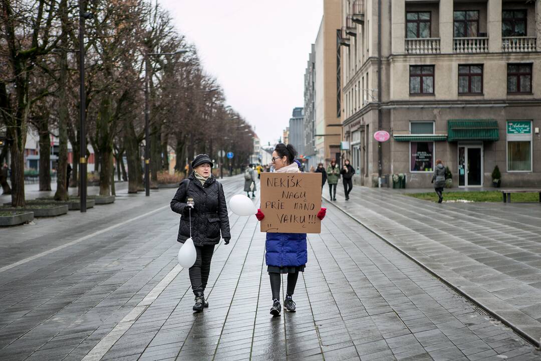 Kaune tėvai ir vėl protestuoja prieš galimybių pasą vaikams