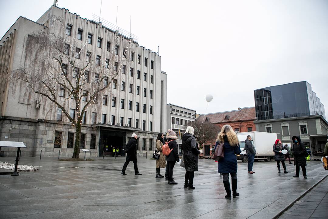 Kaune tėvai ir vėl protestuoja prieš galimybių pasą vaikams
