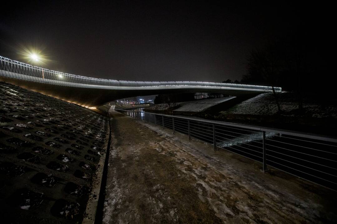 Baigtos naujojo tilto į Nemuno salą statybos