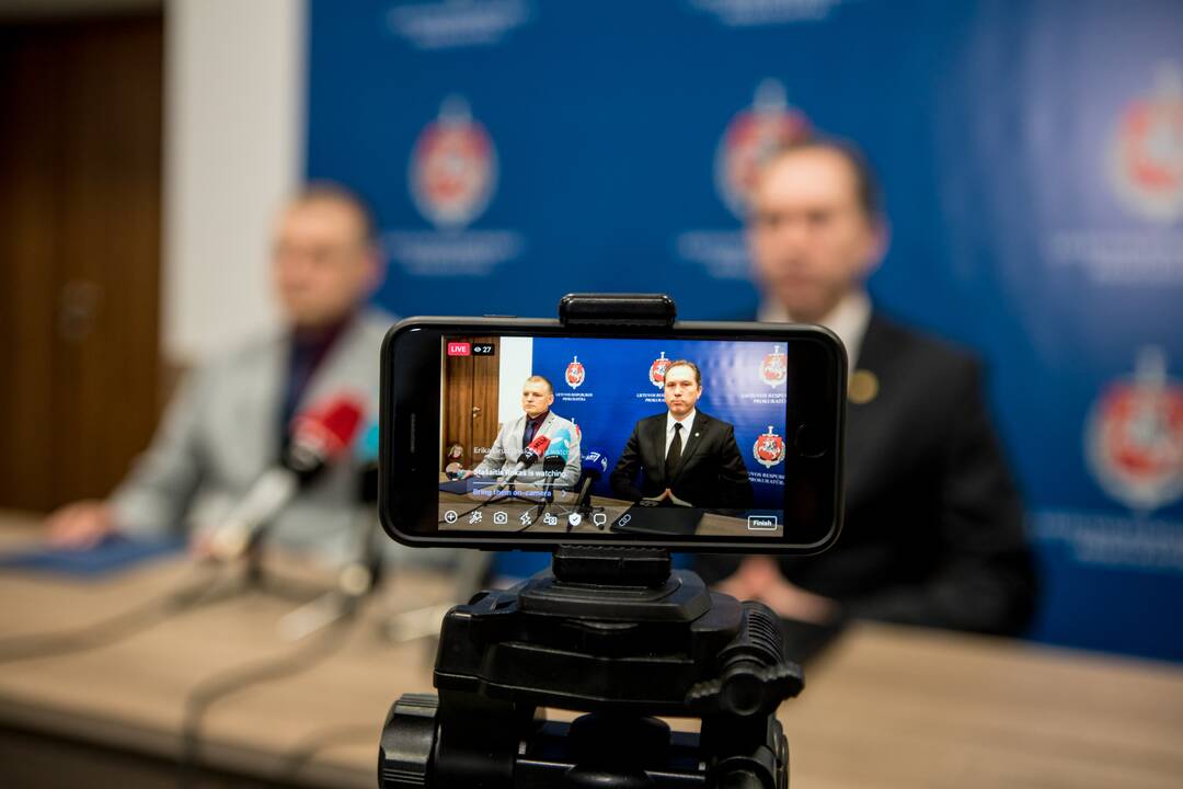 Didžiausio Lietuvos istorijoje galimo kyšio byla: spaudos konferencija