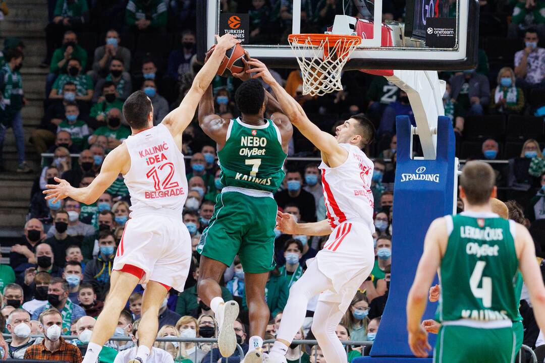 Paskutinis P. Jankūno mačas Eurolygoje: „Žalgiris“ – „Crvena zvezda“ (103:98)