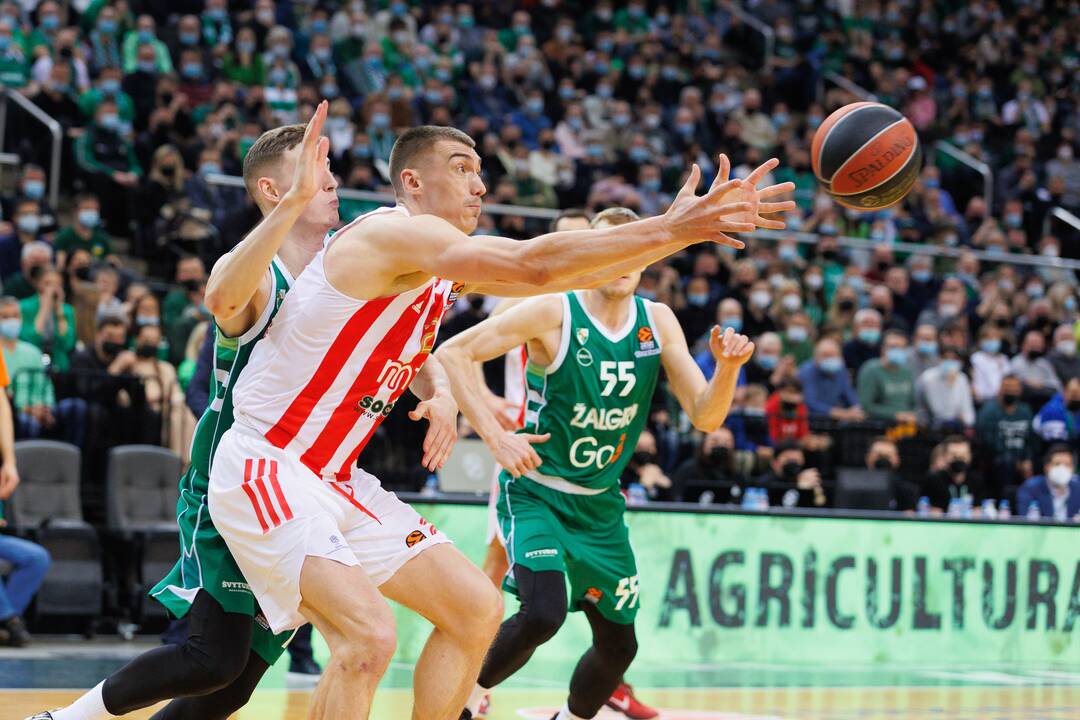 Paskutinis P. Jankūno mačas Eurolygoje: „Žalgiris“ – „Crvena zvezda“ (103:98)