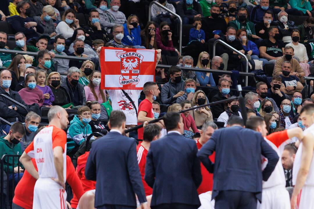 Paskutinis P. Jankūno mačas Eurolygoje: „Žalgiris“ – „Crvena zvezda“ (103:98)