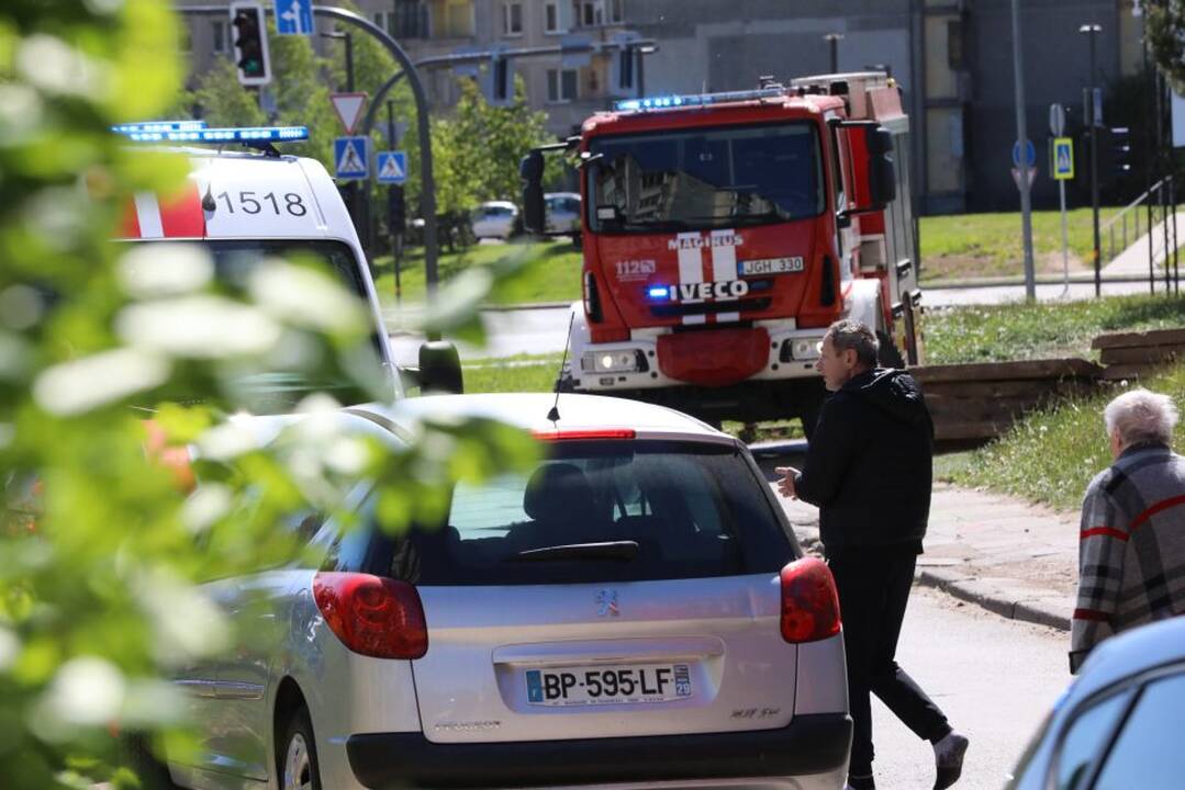 Gaisras Šilainių dvylikaaukštyje