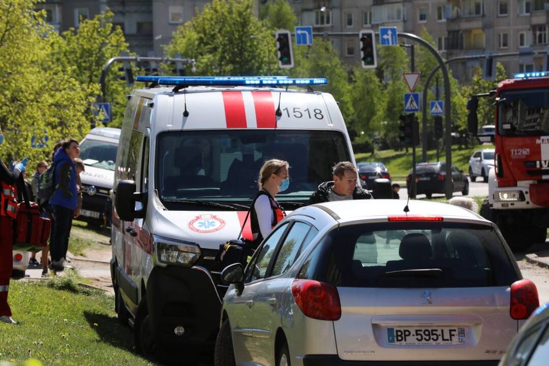 Gaisras Šilainių dvylikaaukštyje