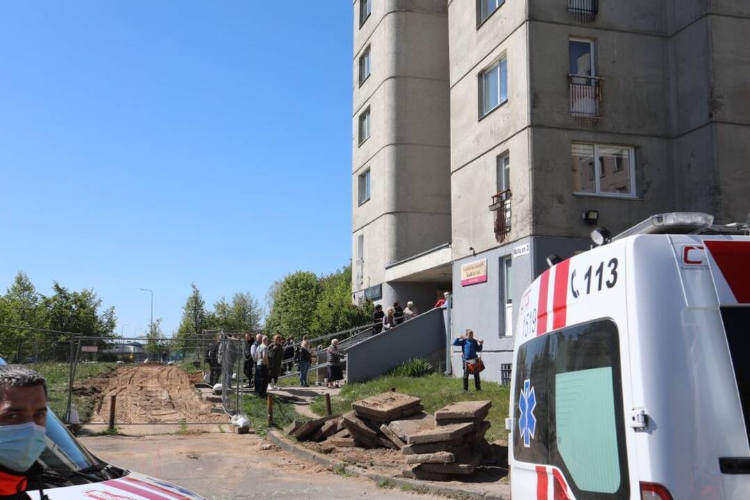 Gaisras Šilainių dvylikaaukštyje
