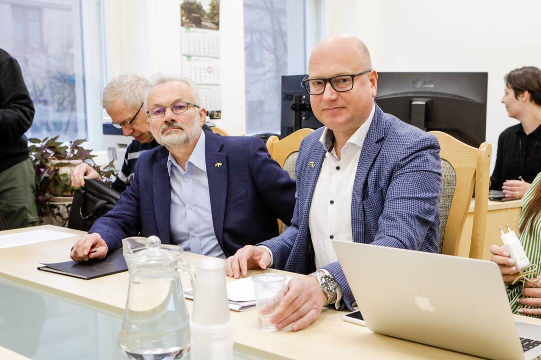 Kauno tarybos opozicinės konservatorių frakcijos posėdis