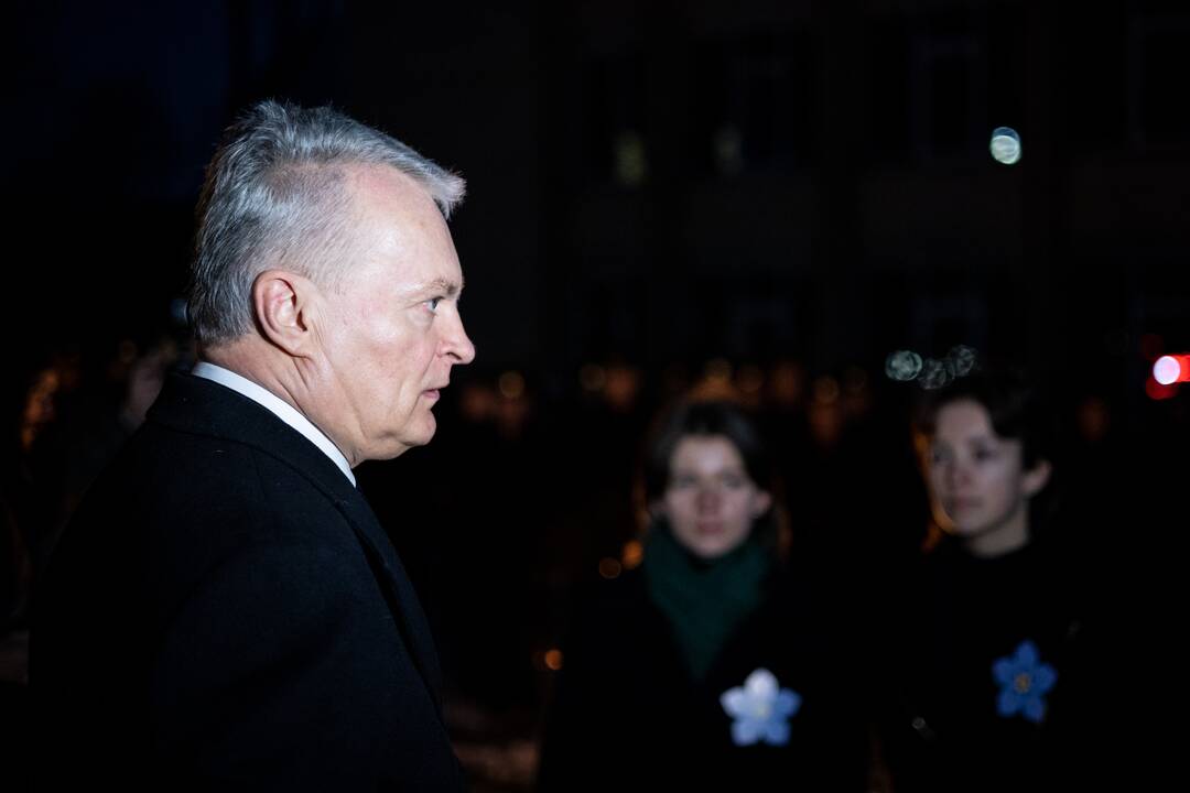 Sausio 13-osios minėjimas Vilniaus Antakalnio gimnazijoje
