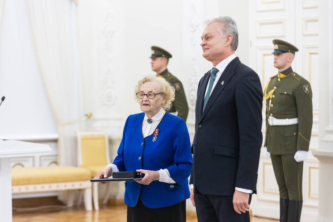 Valstybės apdovanojimų įteikimo ceremonija