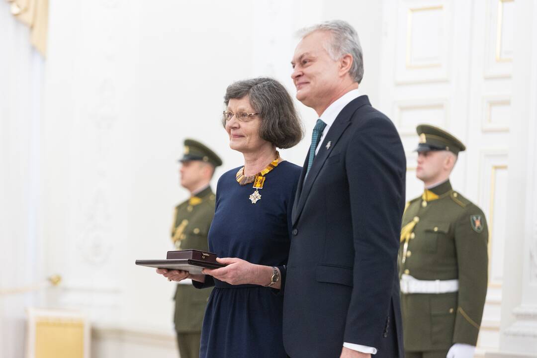 Valstybės apdovanojimų įteikimo ceremonija