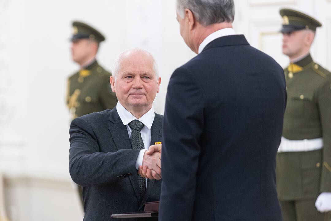 Valstybės apdovanojimų įteikimo ceremonija