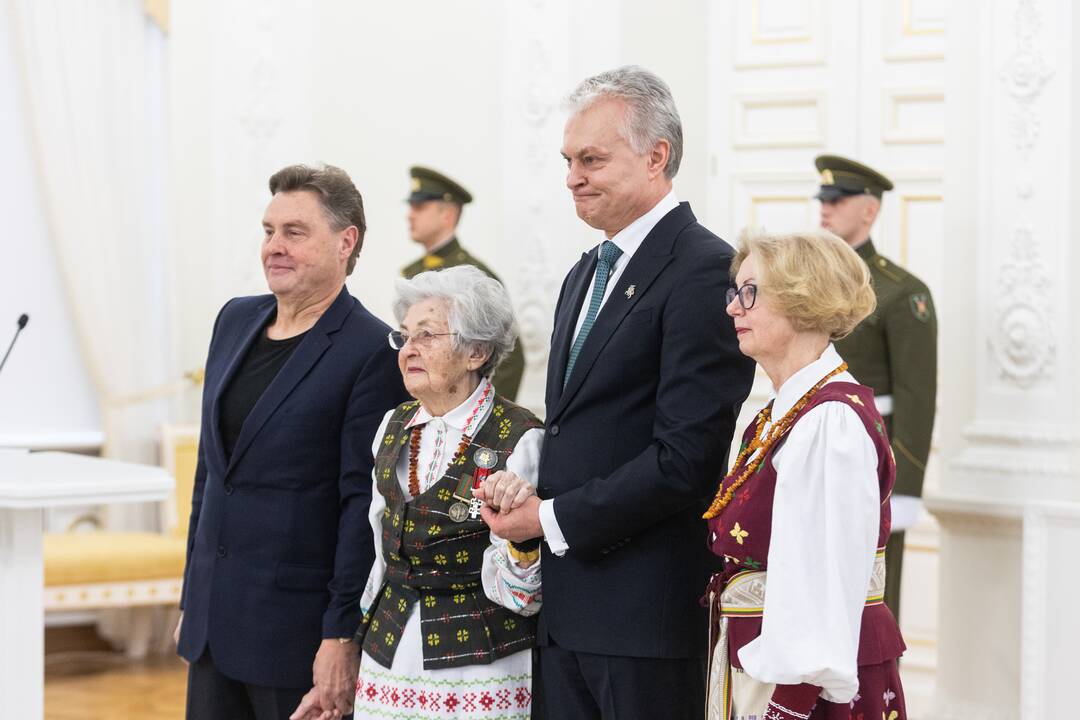 Valstybės apdovanojimų įteikimo ceremonija