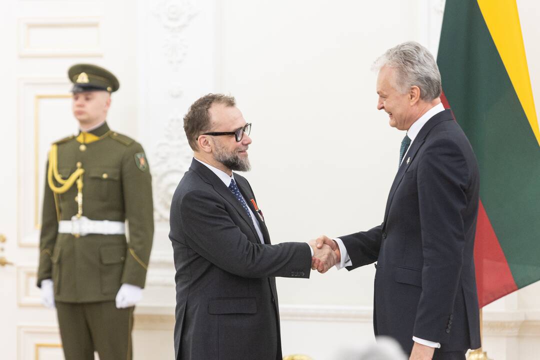 Valstybės apdovanojimų įteikimo ceremonija