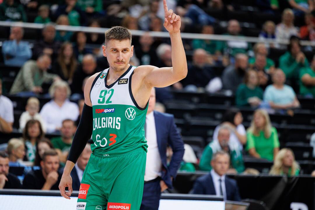 LKL: Kauno „Žalgiris“ – Pasvalio „Pieno žvaigždės“ (78:68)