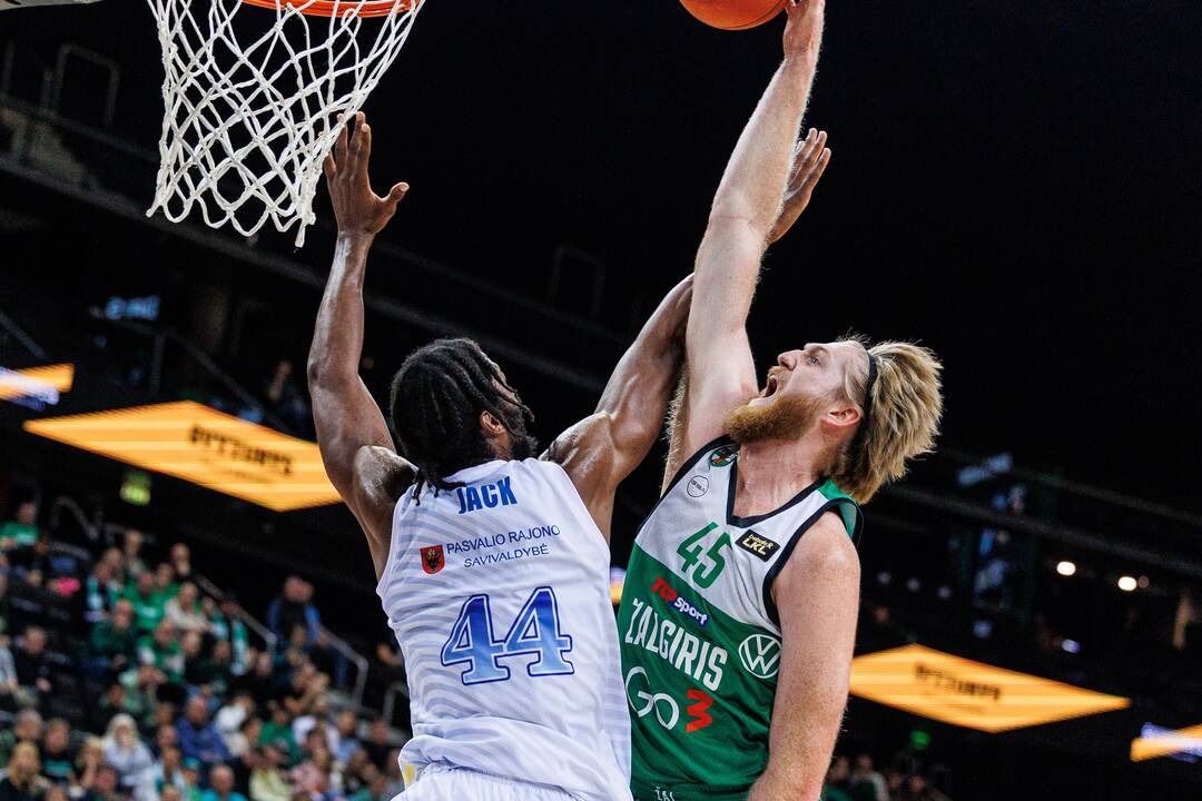 LKL: Kauno „Žalgiris“ – Pasvalio „Pieno žvaigždės“ (78:68)