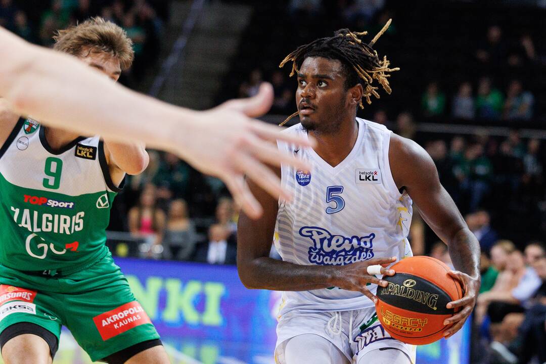 LKL: Kauno „Žalgiris“ – Pasvalio „Pieno žvaigždės“ (78:68)