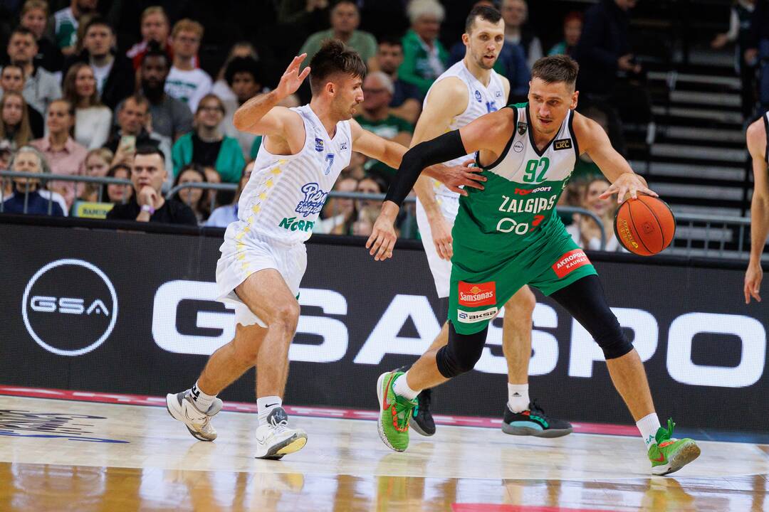 LKL: Kauno „Žalgiris“ – Pasvalio „Pieno žvaigždės“ (78:68)