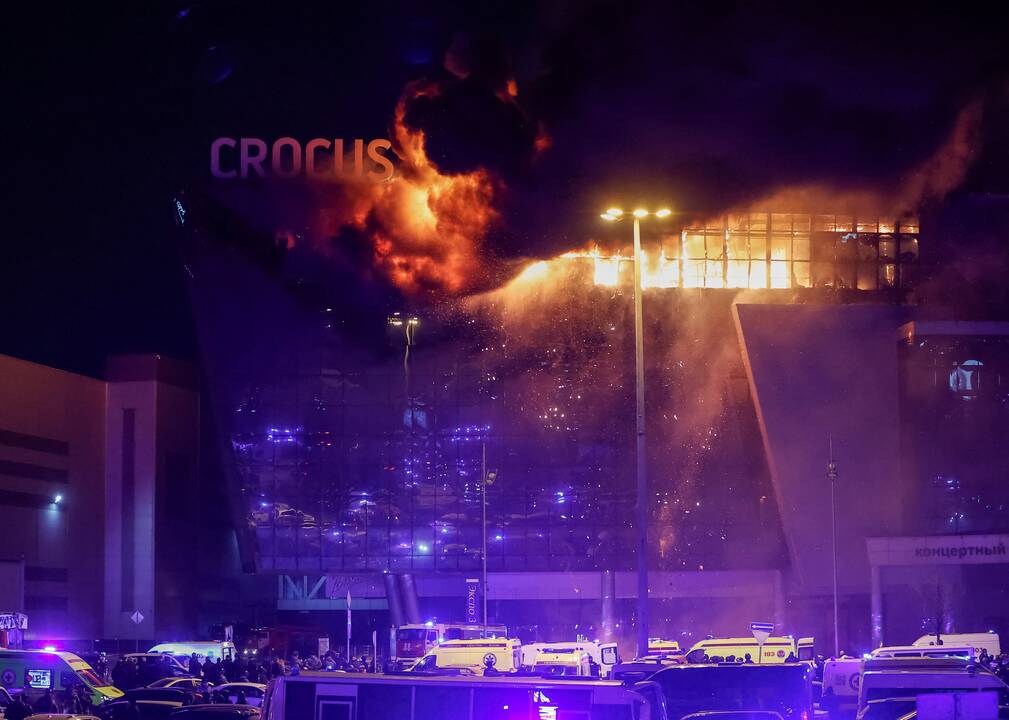 Maskvos koncertų salėje – didžiulis išpuolis