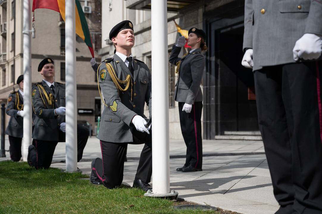 20 metų – kartu su NATO (vėliavos pakėlimas Kaune)