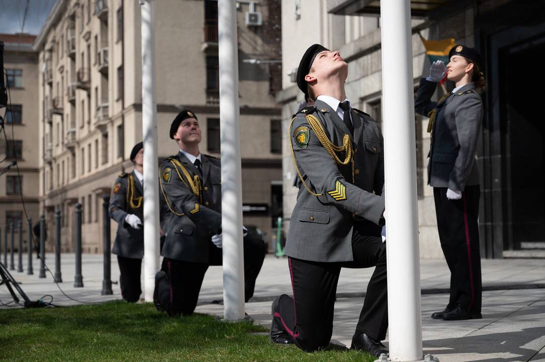 20 metų – kartu su NATO (vėliavos pakėlimas Kaune)