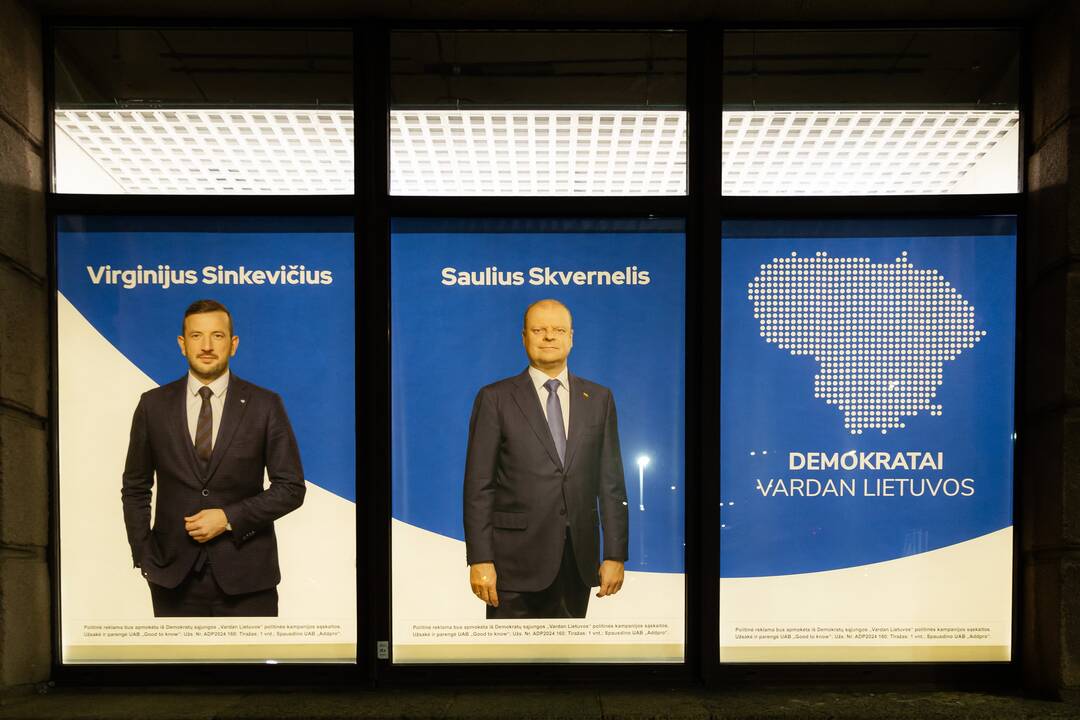 Seimo rinkimų antrasis turas: „Vardan Lietuvos“ štabas