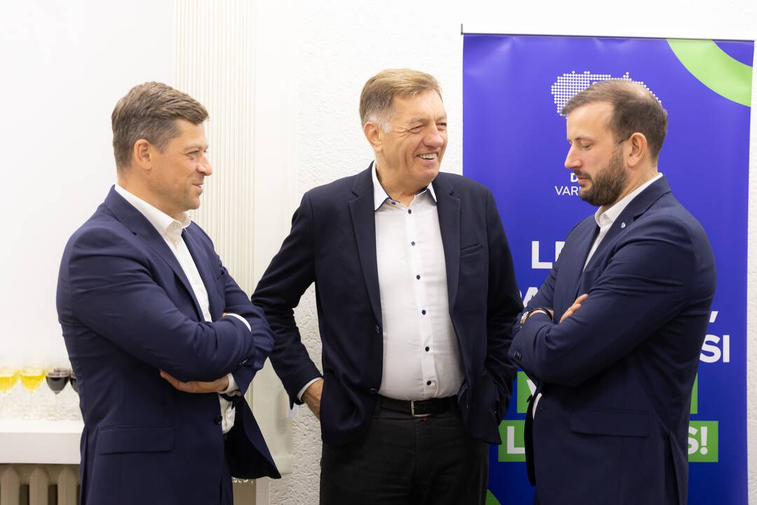 Seimo rinkimų antrasis turas: „Vardan Lietuvos“ štabas