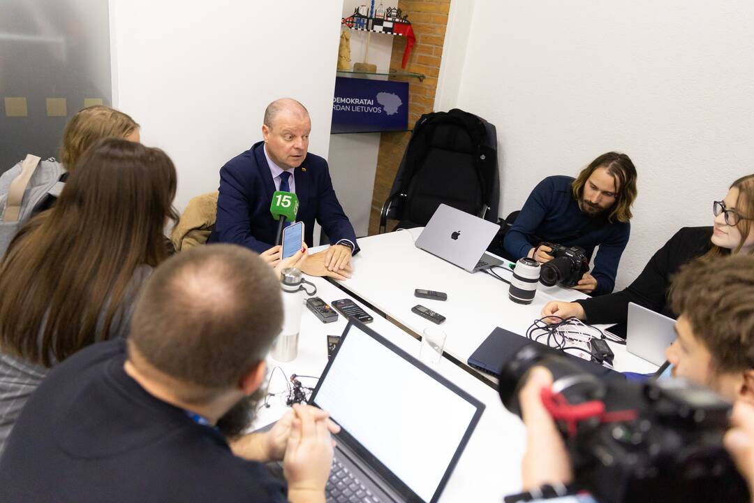 Seimo rinkimų antrasis turas: „Vardan Lietuvos“ štabas