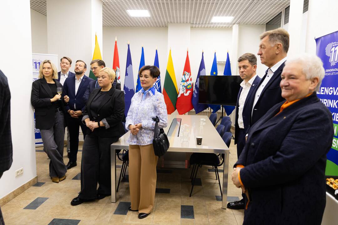 Seimo rinkimų antrasis turas: „Vardan Lietuvos“ štabas