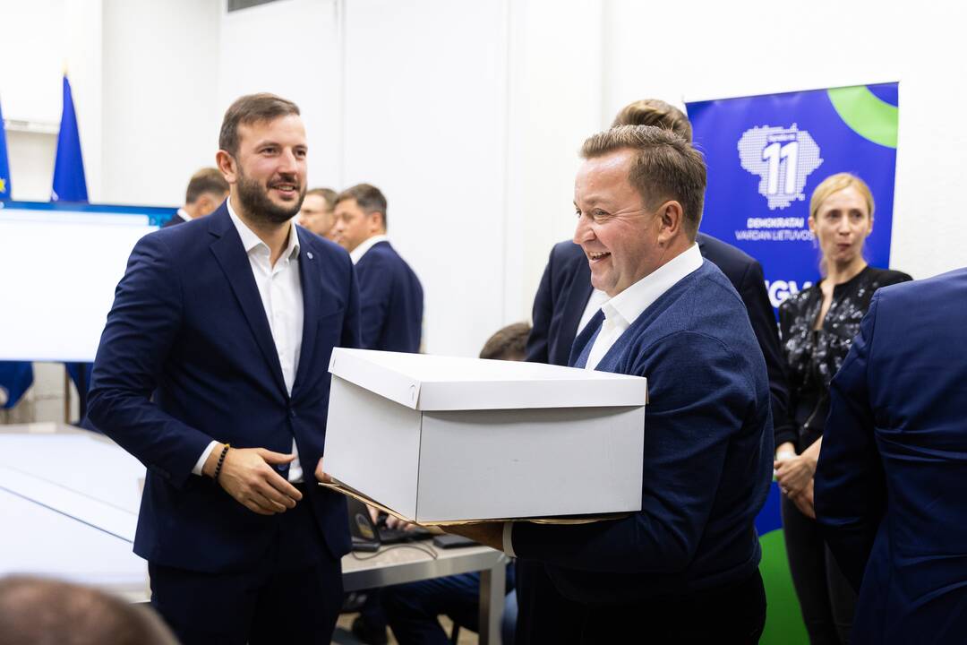 Seimo rinkimų antrasis turas: „Vardan Lietuvos“ štabas