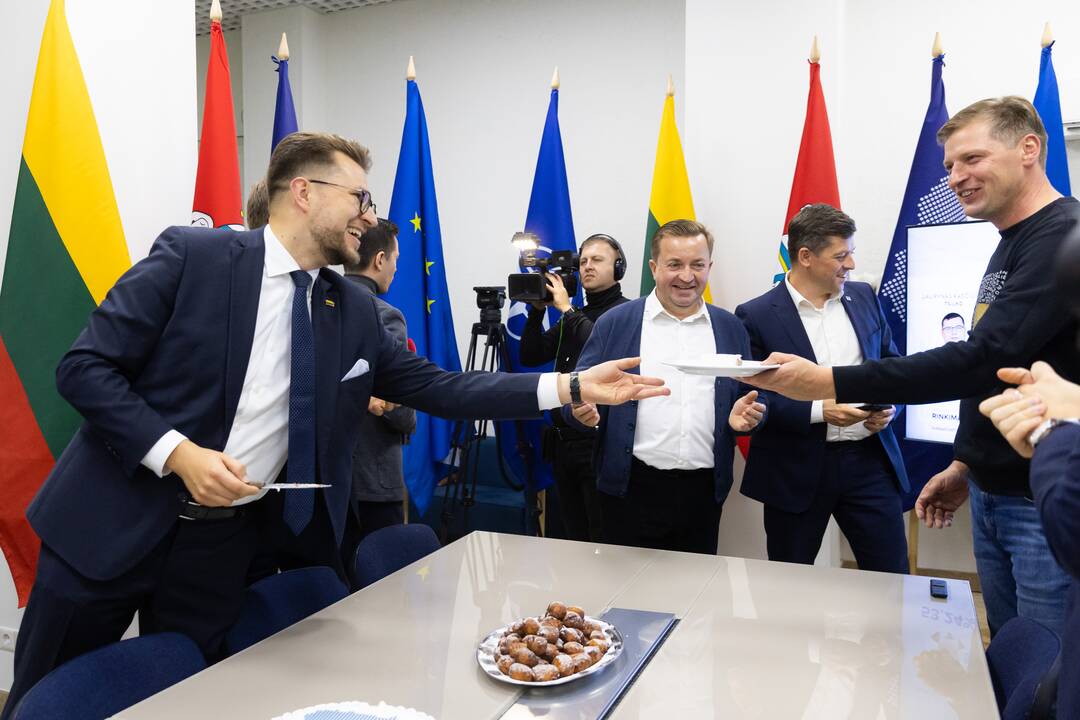 Seimo rinkimų antrasis turas: „Vardan Lietuvos“ štabas
