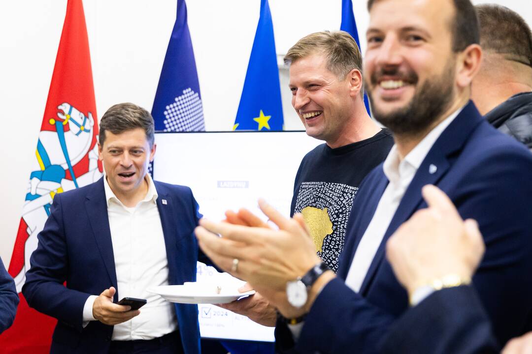 Seimo rinkimų antrasis turas: „Vardan Lietuvos“ štabas