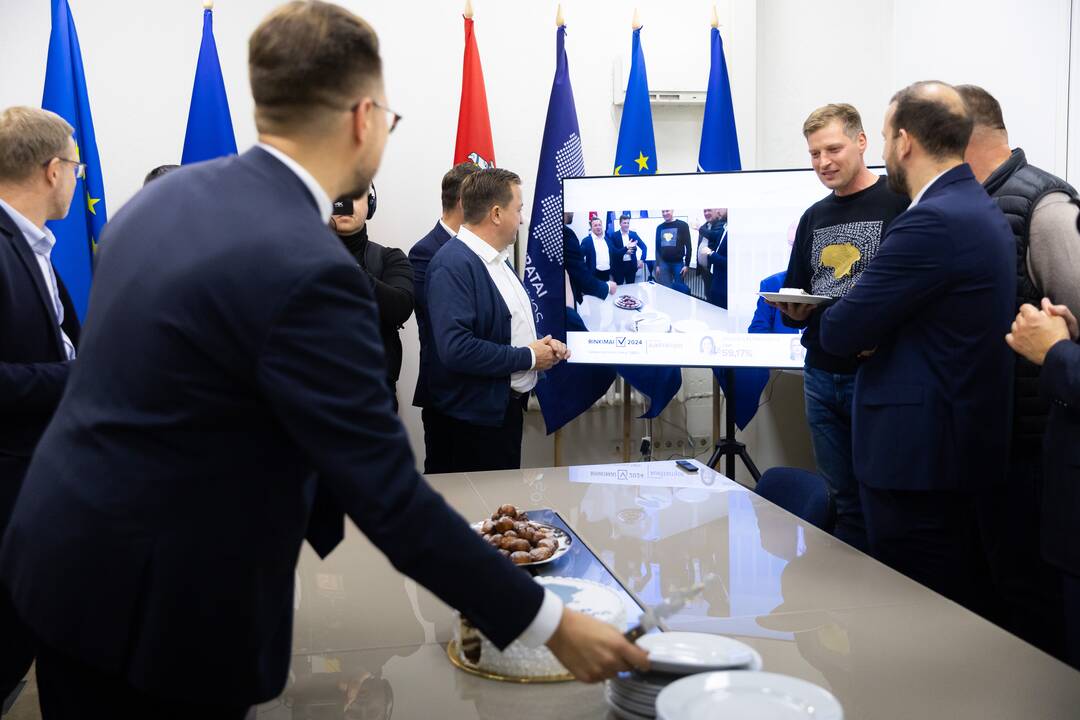 Seimo rinkimų antrasis turas: „Vardan Lietuvos“ štabas