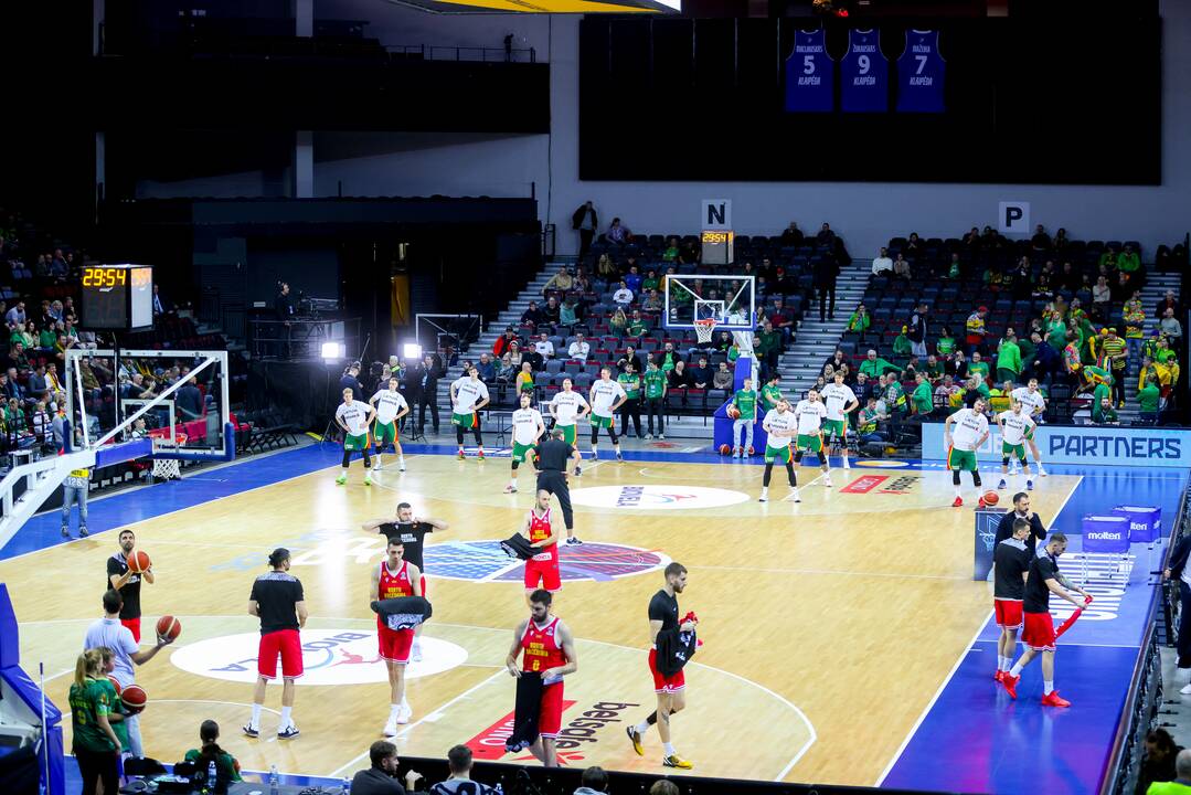 Europos krepšinio čempionato atranka: Lietuva – Šiaurės Makedonija (94:72)