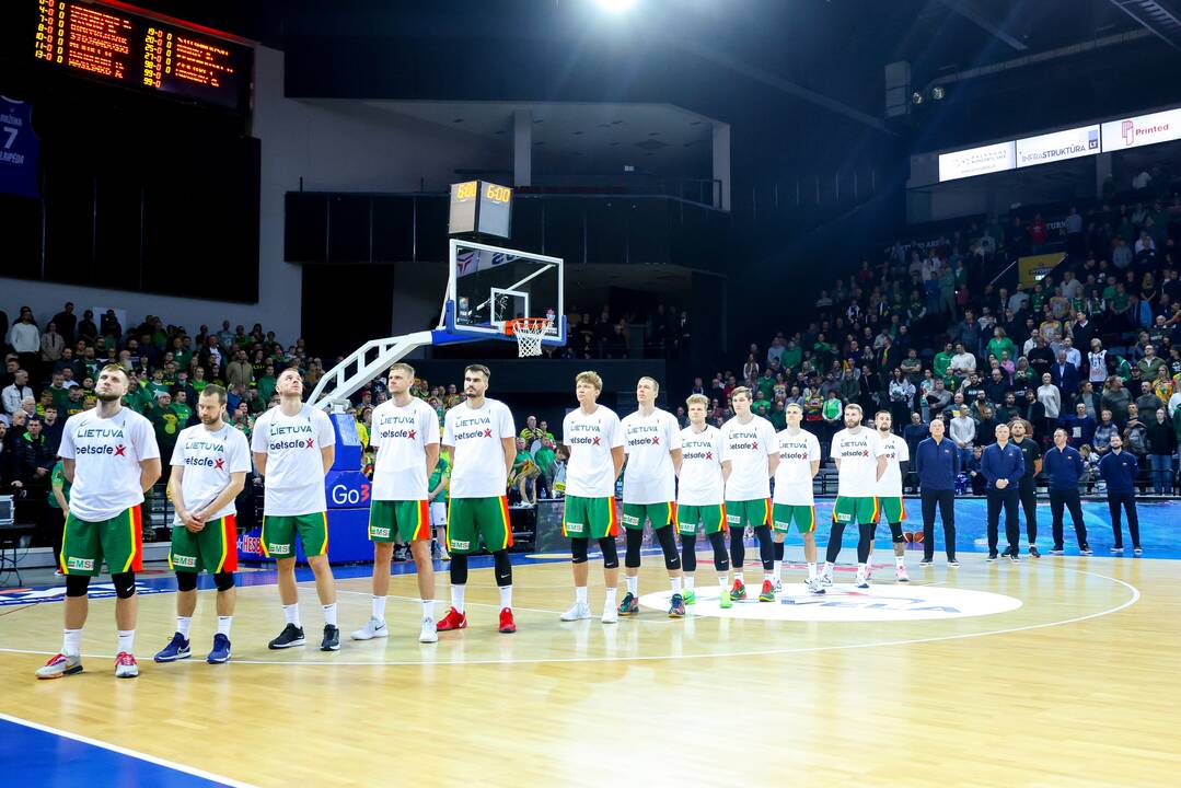 Europos krepšinio čempionato atranka: Lietuva – Šiaurės Makedonija (94:72)
