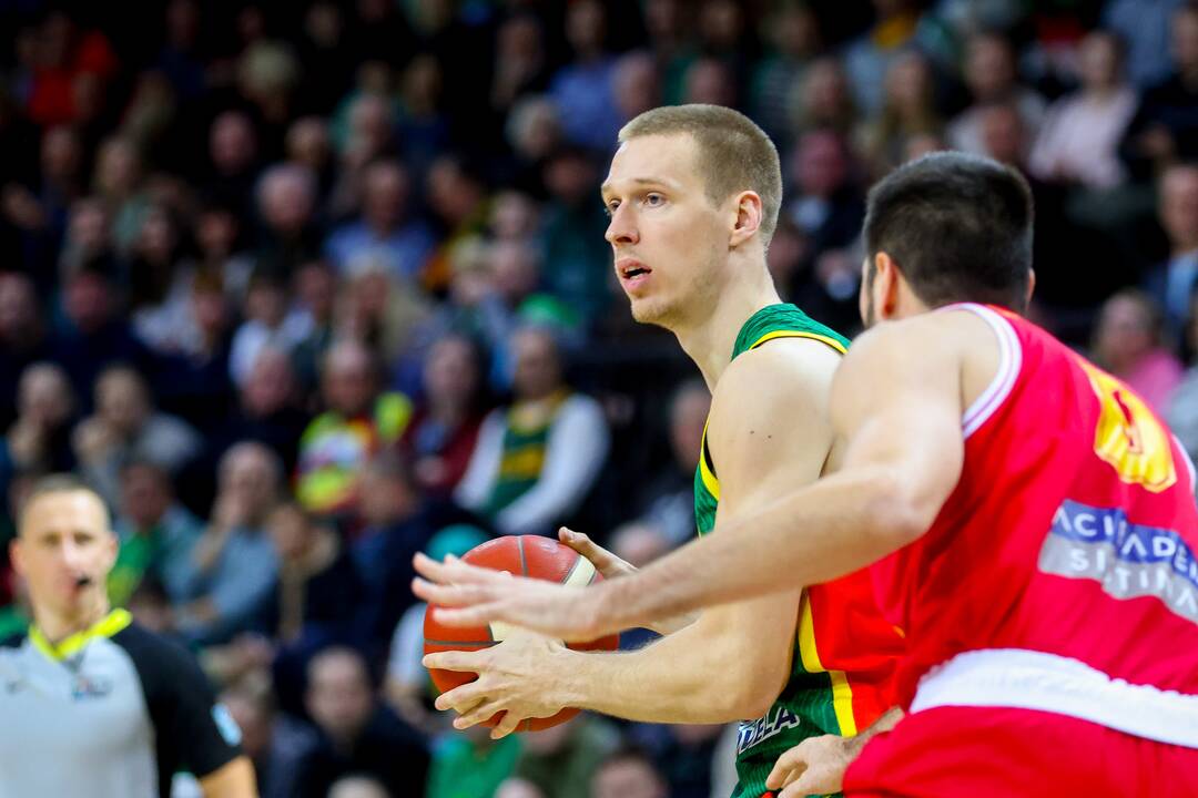 Europos krepšinio čempionato atranka: Lietuva – Šiaurės Makedonija (94:72)