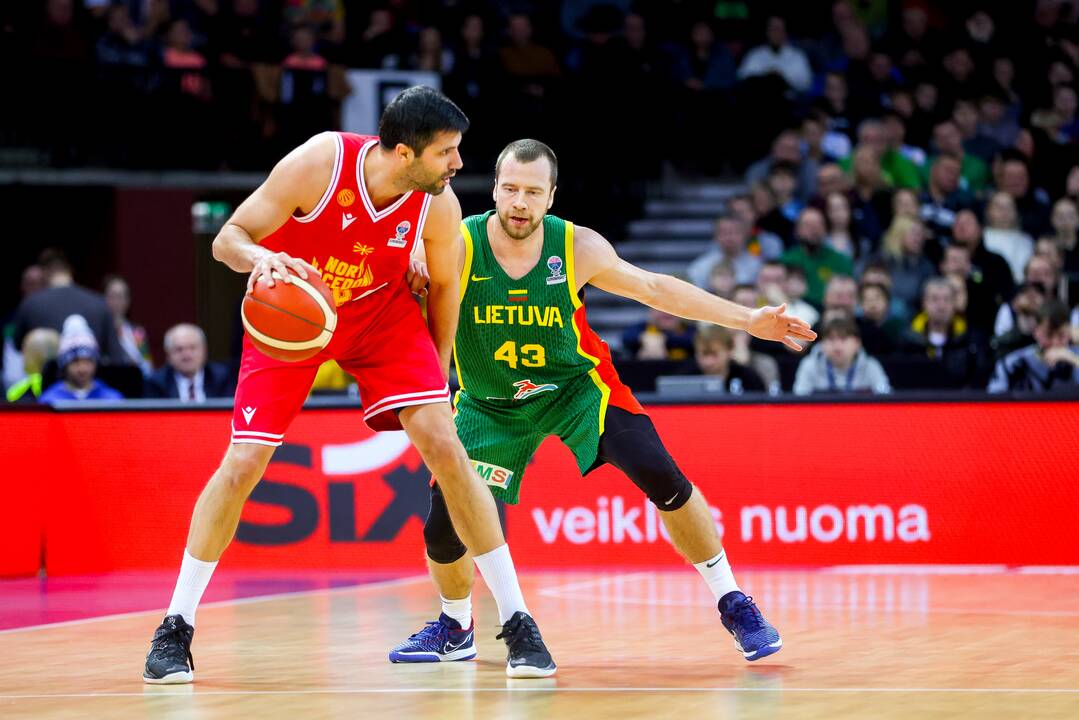 Europos krepšinio čempionato atranka: Lietuva – Šiaurės Makedonija (94:72)