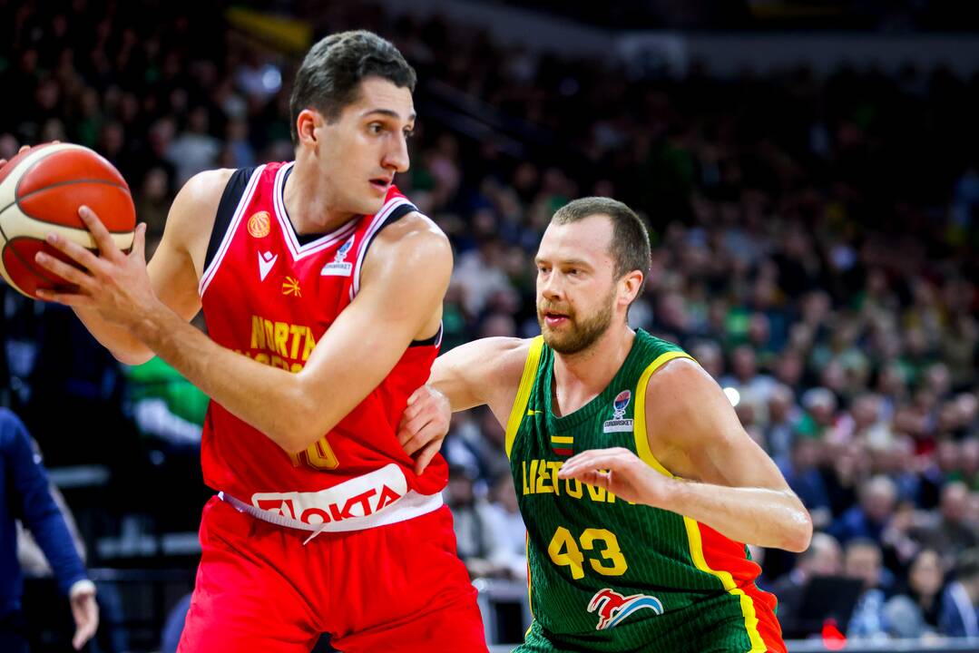 Europos krepšinio čempionato atranka: Lietuva – Šiaurės Makedonija (94:72)