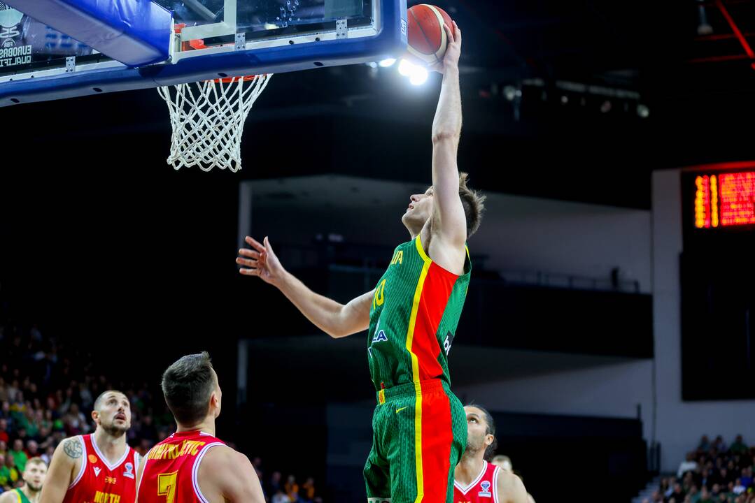 Europos krepšinio čempionato atranka: Lietuva – Šiaurės Makedonija (94:72)