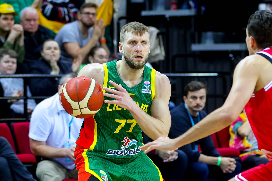 Europos krepšinio čempionato atranka: Lietuva – Šiaurės Makedonija (94:72)