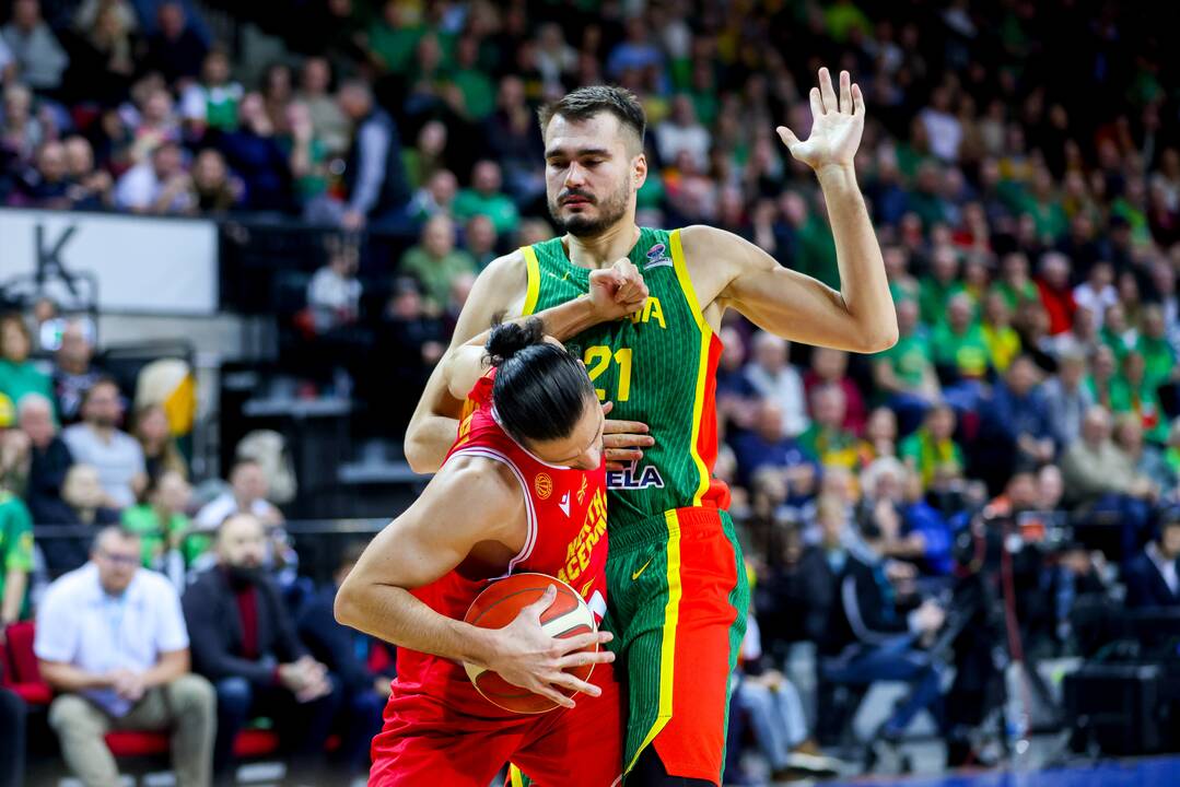 Europos krepšinio čempionato atranka: Lietuva – Šiaurės Makedonija (94:72)
