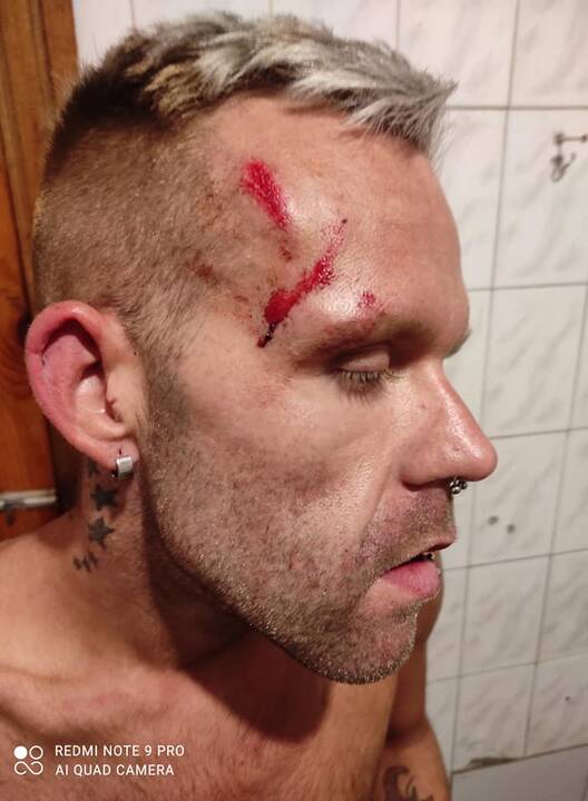 Gražvydas Sidiniauskas (dešinėje) ir jo draugas Darrenas