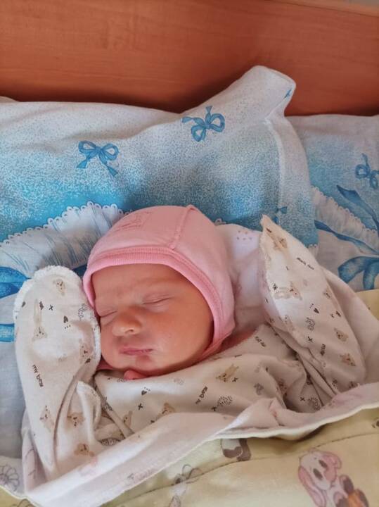 Pagalba: D.Hunaza sutiko paviešinti mažosios dukrelės nuotraukas, kad Lietuvos žmonės matytų, kam skiria savo aukas.
