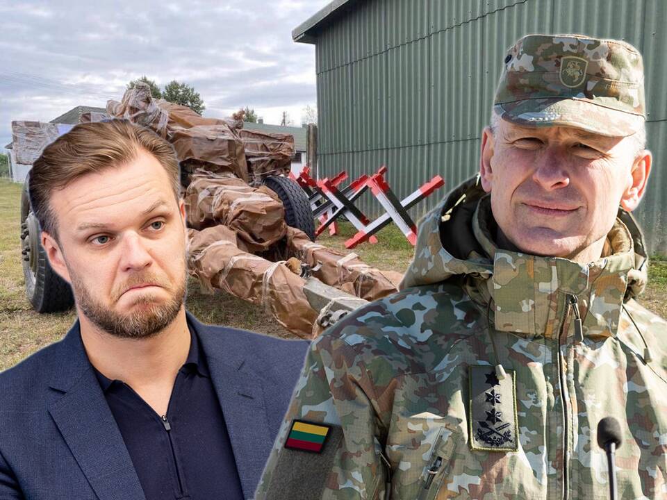 Gabrielius Landsbergis (kairėje) ir Valdemaras Rupšys 