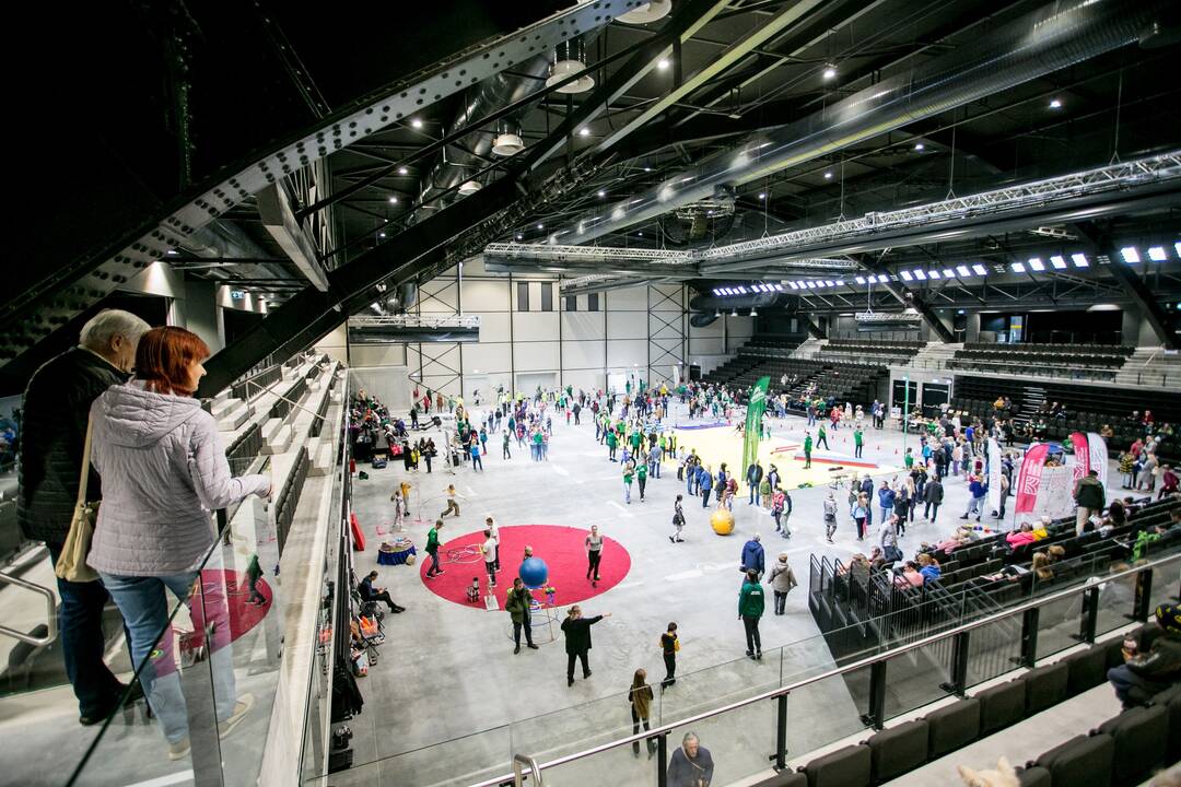 Pirmieji renginiai atnaujintoje Sporto halėje