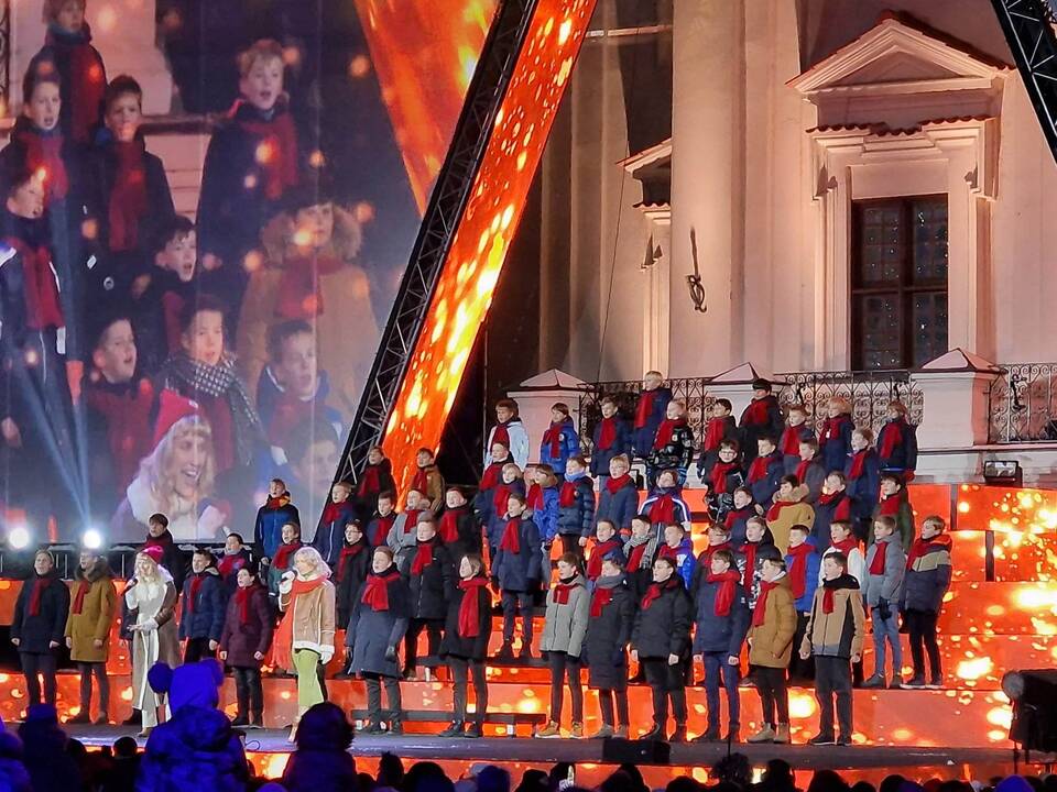 Kauno Kalėdų eglės įžiebimo šventė (koncerto akimirkos)